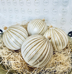 Vánoční paprsky - perleťově zlatá 10cm Vánoční paprsky - perleťově zlatá 10cm